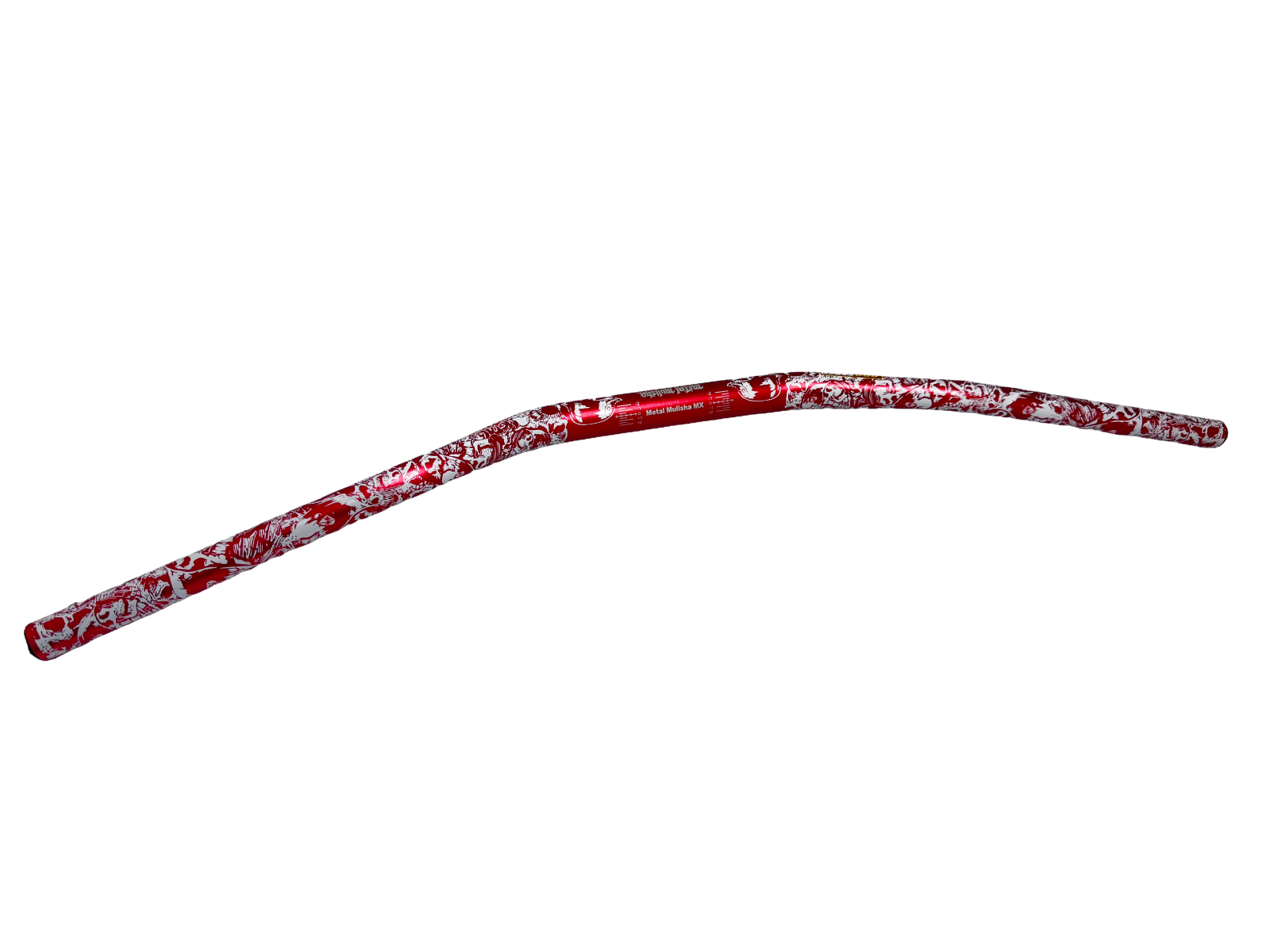 Руль 28мм OTOM RACING графика Metal Mulisha MX, розовый